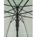 Full cover polyester rain fabric umbrella with plastic cover